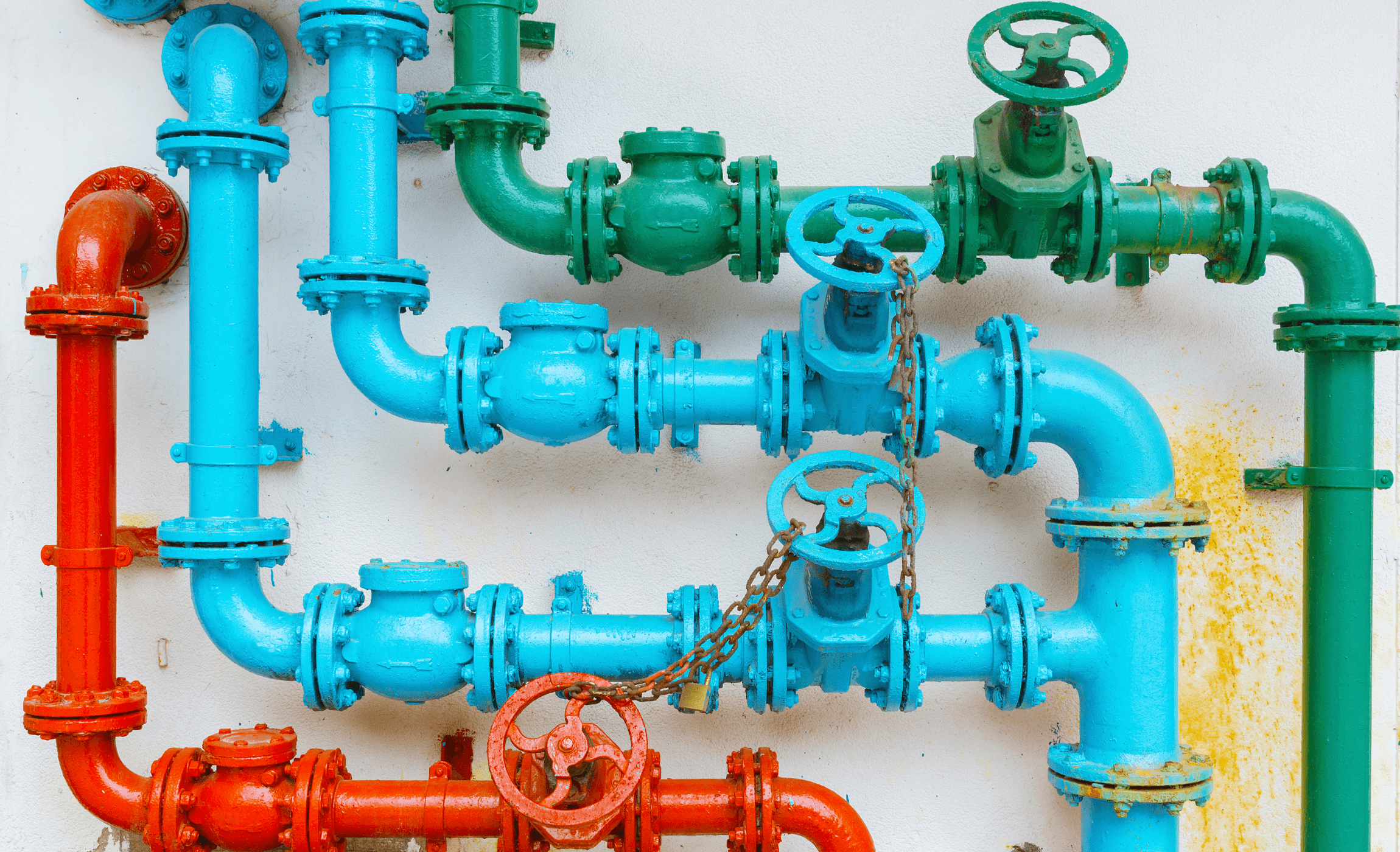 Color water pipes